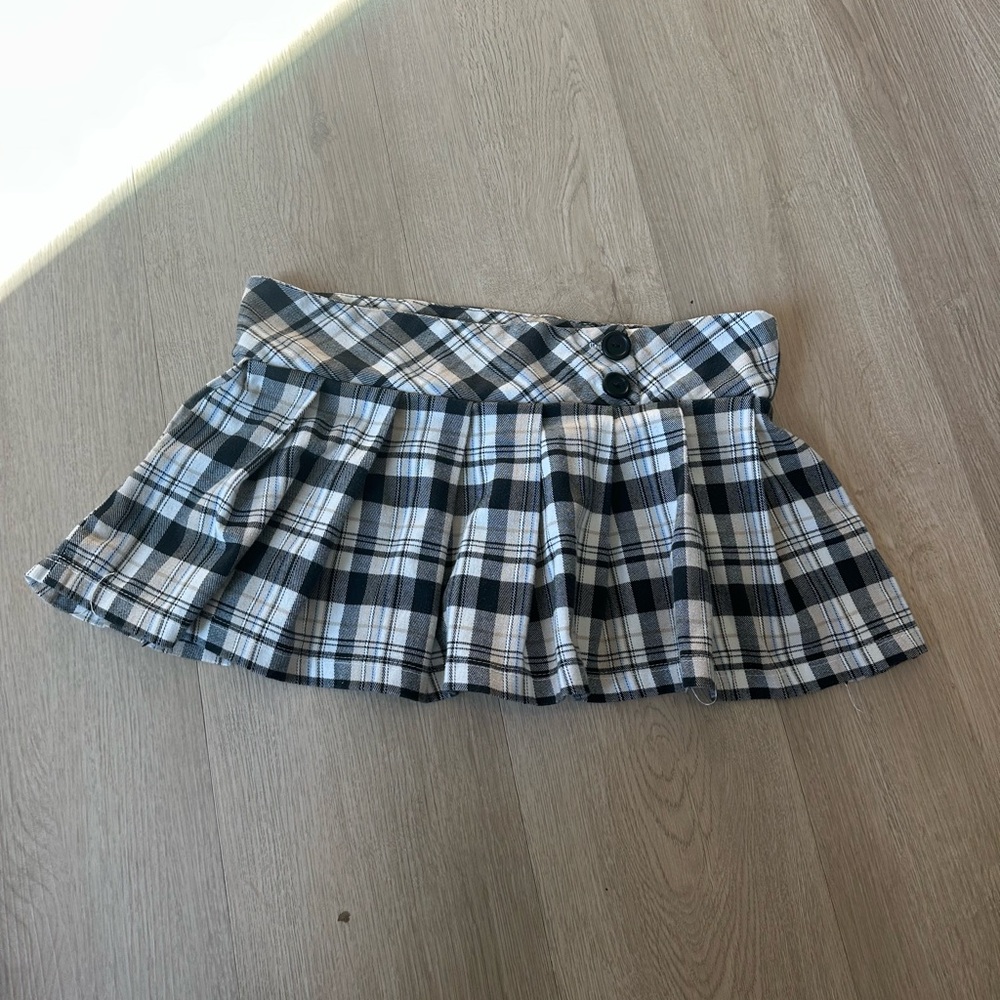 Plaid Mini Skirt